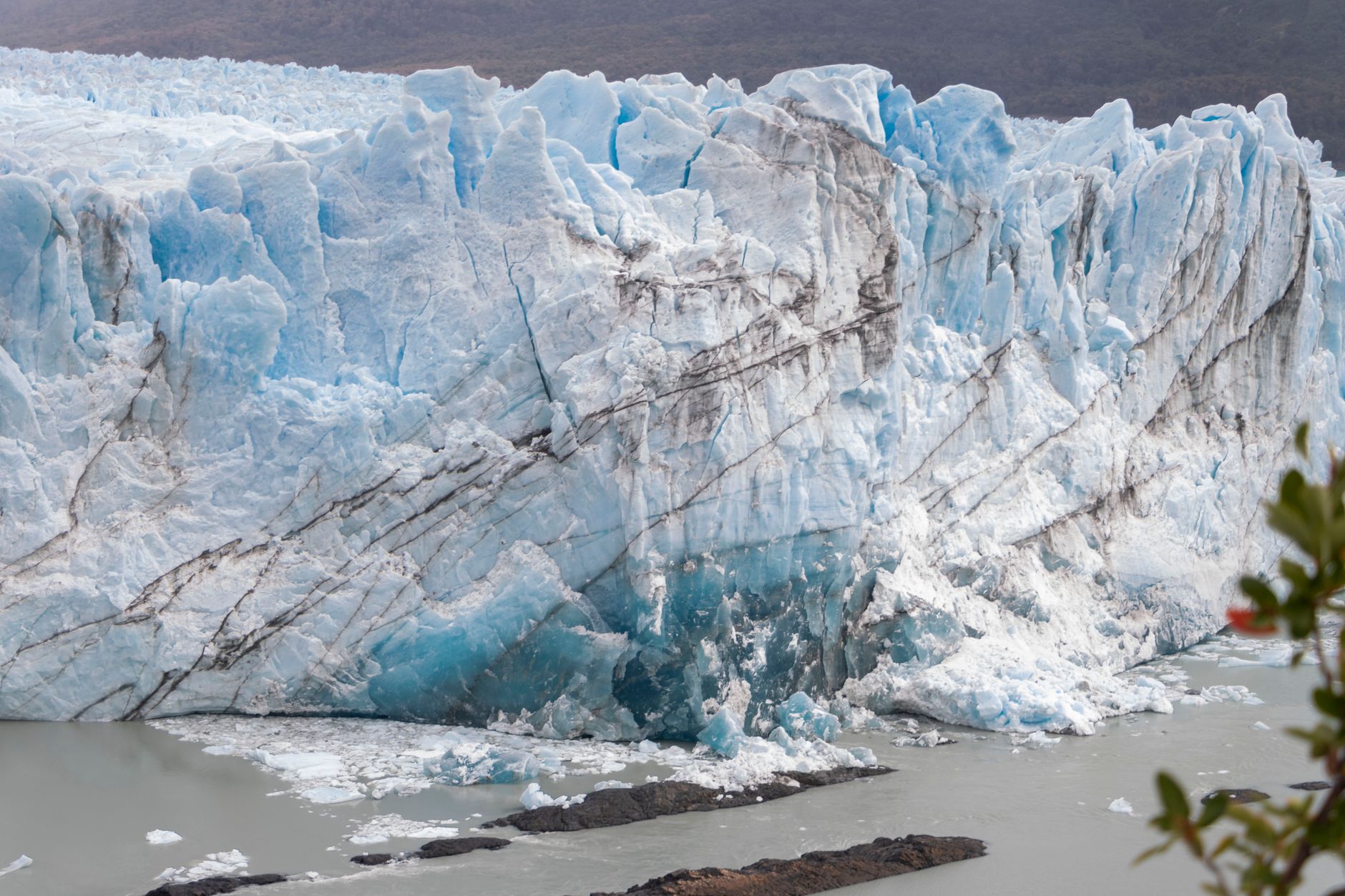 Vista panorámica del glaciar Perito Moreno y el Brazo Rico